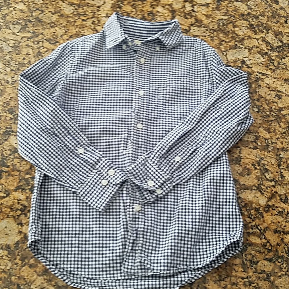 Boys Plaid Button Down